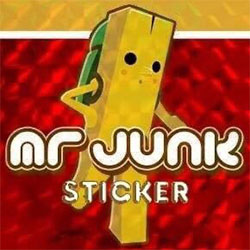 Mr. Junk Sticker