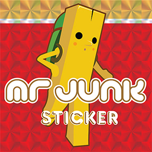 Mr Junk Sticker