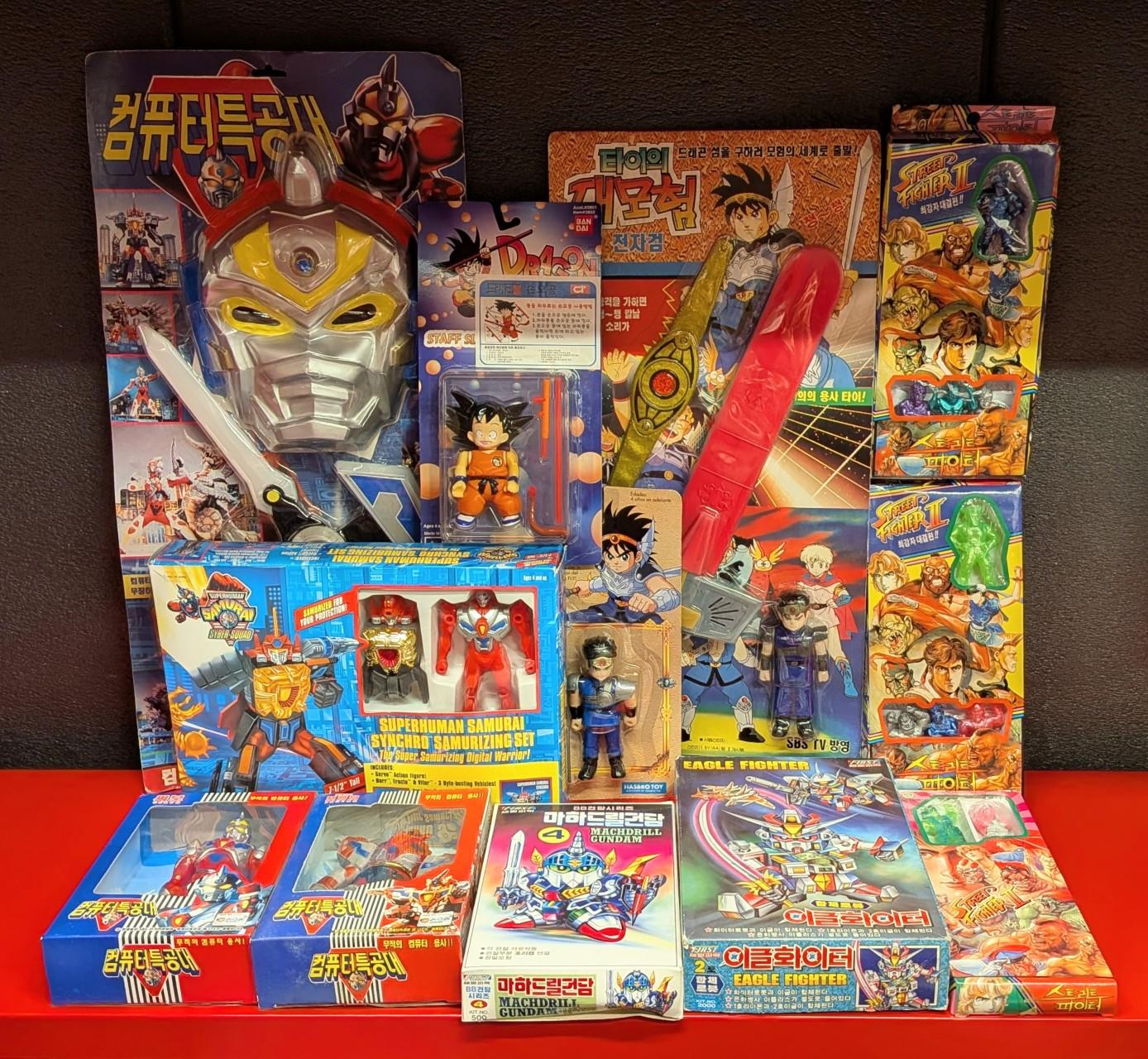 コンプレックス2「1周年記念イベント」ミクロ販売商品紹介　～☆海外物　グリッドマン＆ダイの大冒険＆ドラゴンボール＆SDガンダム＆ストリートファイター　ハングルいっぱい玩具韓国旅行編☆～