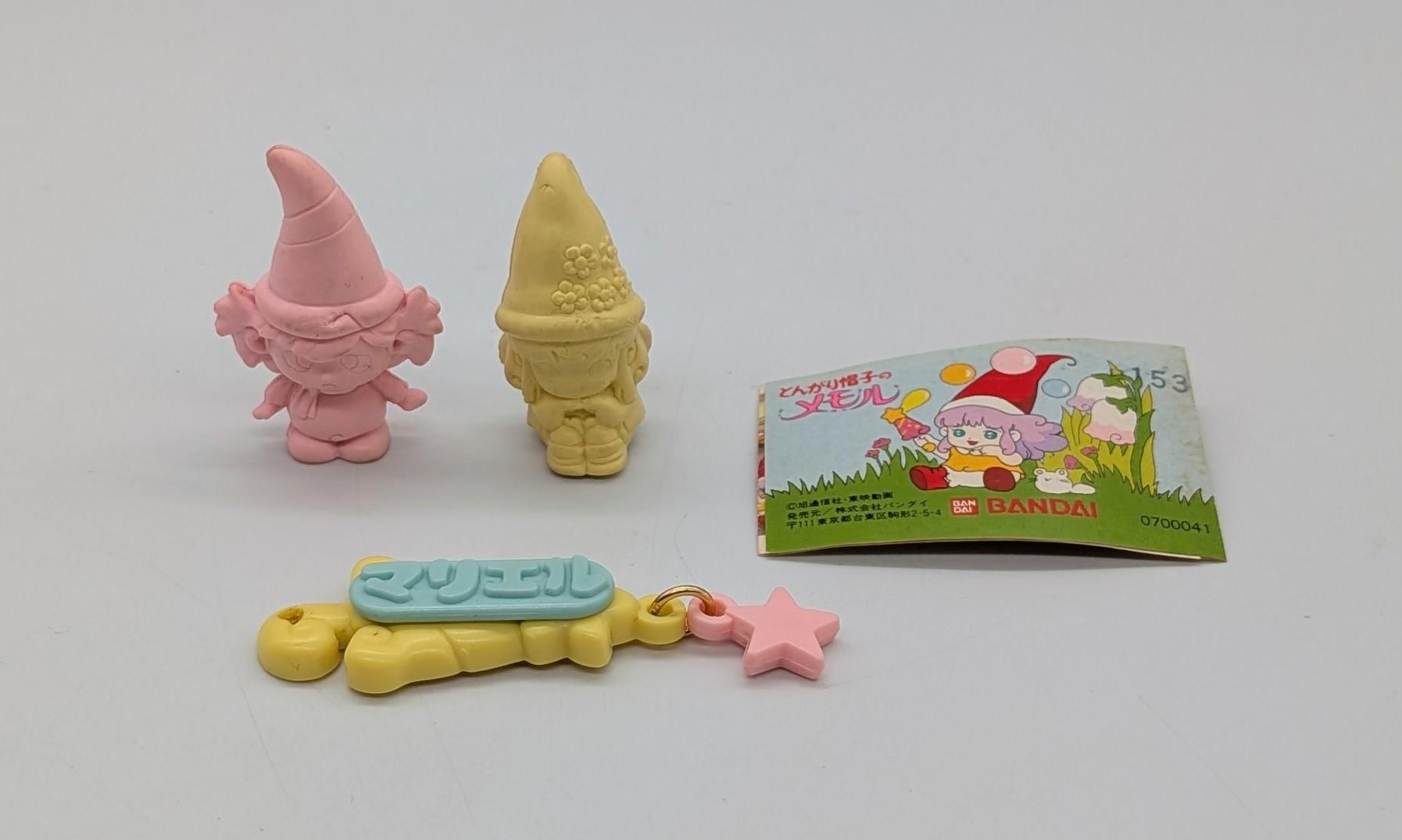 コンプレックス2「1周年記念イベント」ミクロ販売商品紹介　～☆バンダイ　とんがり帽子のメモル　塩ビ＆お名前キーホルダー編☆～