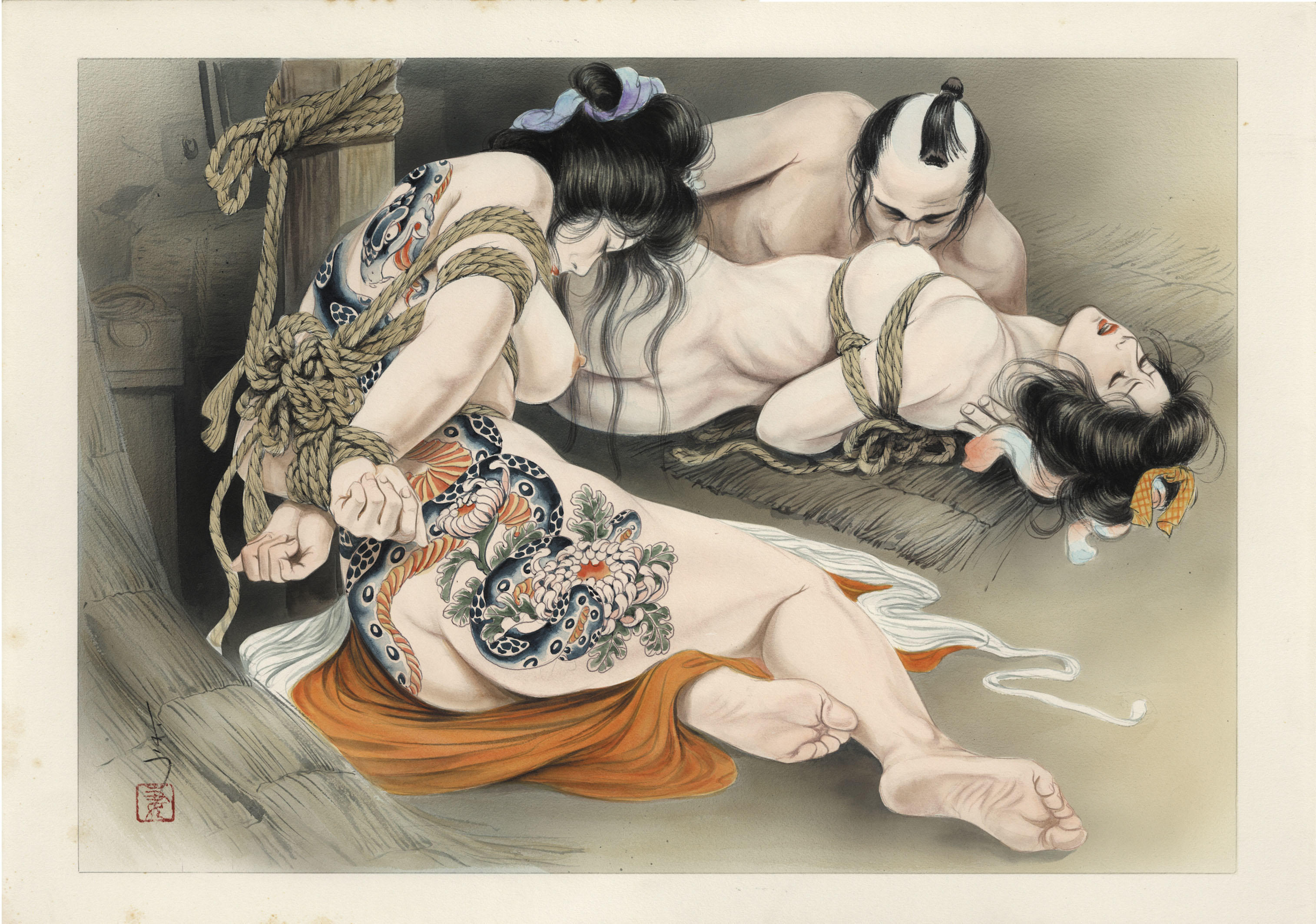 эротика японских рисунках фото 35